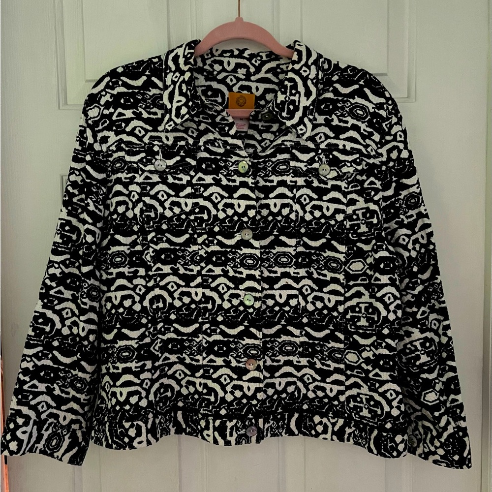 Ruby Rd. Button Up Jacket In Size 14 - image 1